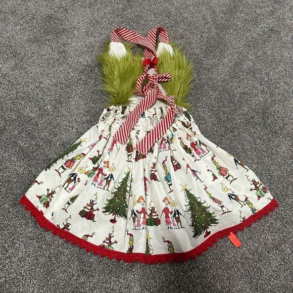 Pistol + Arrow Grinch Josie Handmade Dress Sz 6 - Picture 4 of 9